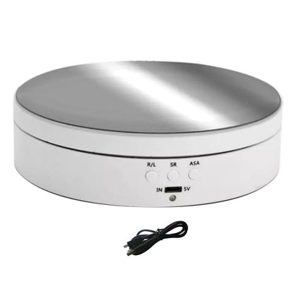 360° Motorized Rotating Display Stand Collectibles Photography Show Holder