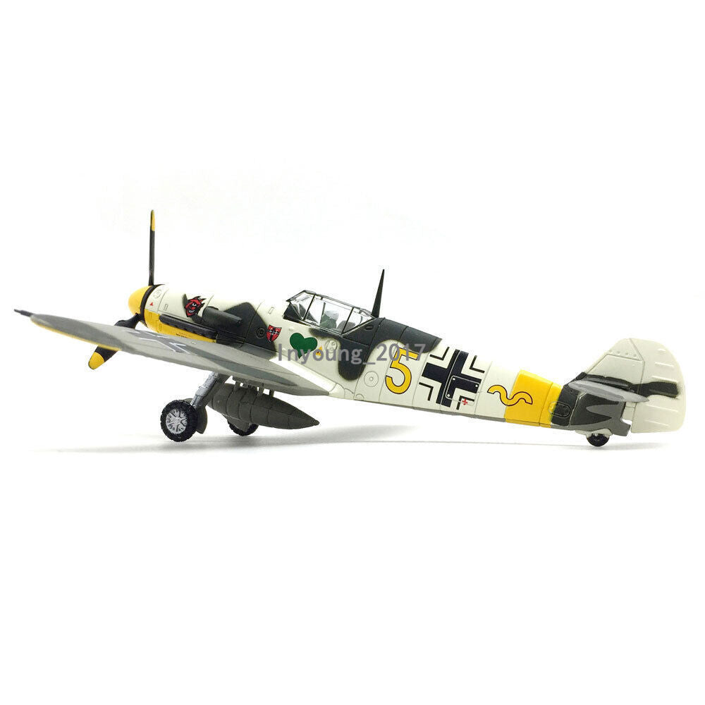 1/72 1942 WWII Bf-109-4 Fighter Aircraft Plane Diecast Model Collection for Men