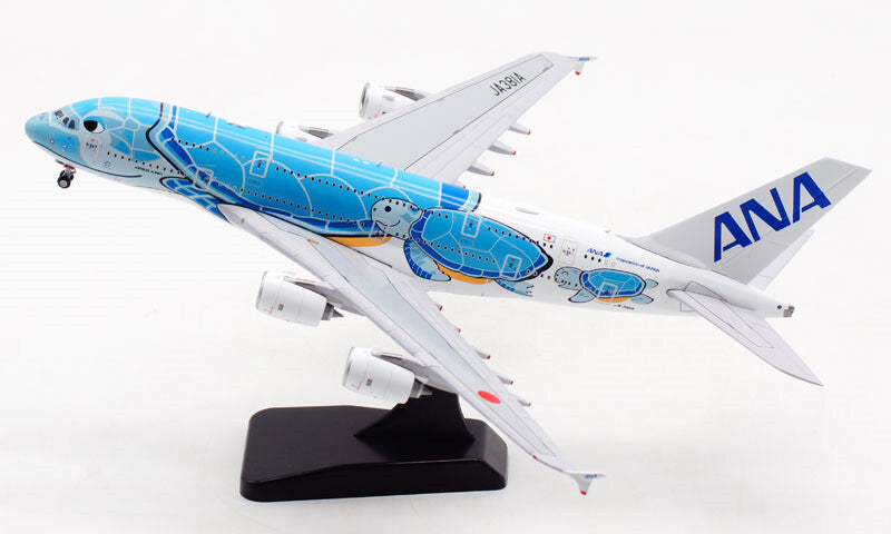 JC Wings ANA Flying Honu Lani Livery Airbus A380 JA381A 1:400 plane Pre-builded
