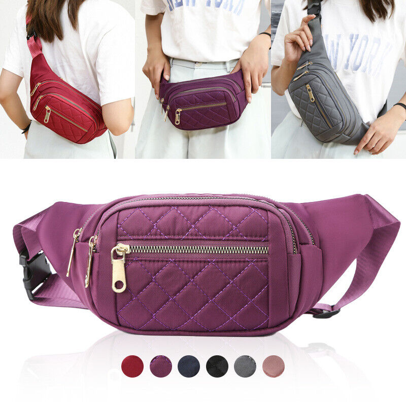 Women Cross Body Antitheft Pouch Chest Bag Shoulder Bag Waistpack Fanny Bag