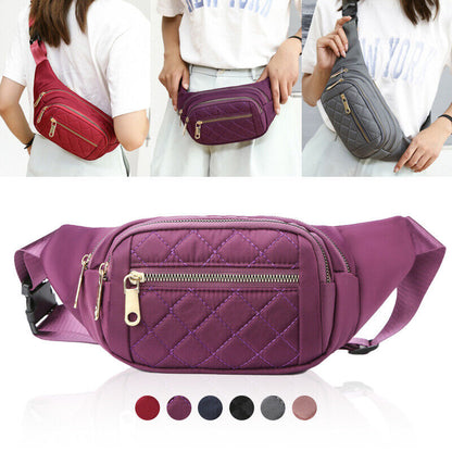 Women Cross Body Antitheft Pouch Chest Bag Shoulder Bag Waistpack Fanny Bag