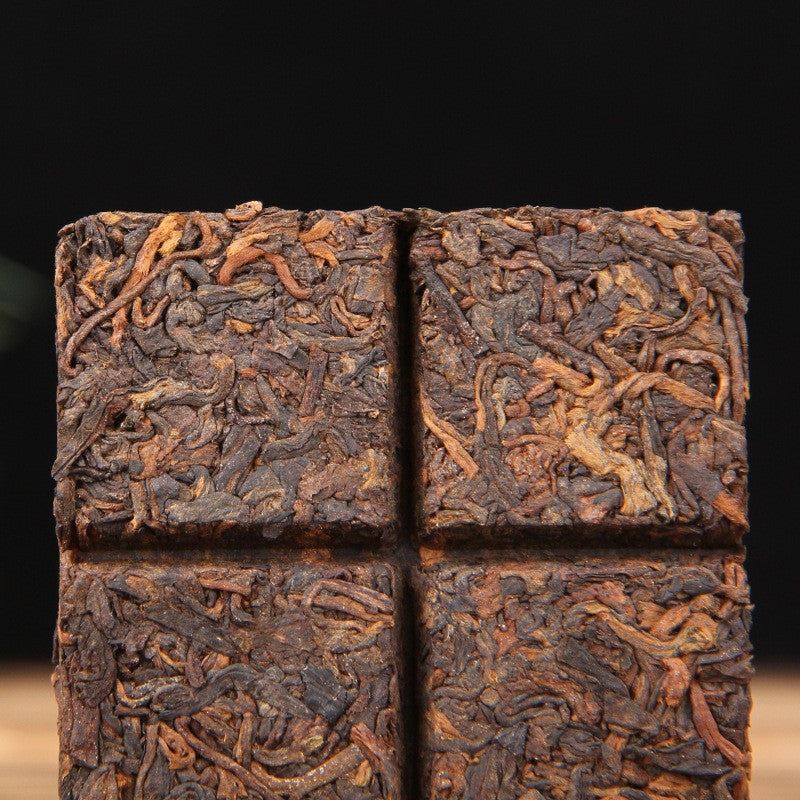 36g 2025 Ban Zhang Ripe Pu'er Tea Agarwood Old Ripe Tea Mini Small Tea Bricks