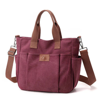Tote Bag Autumn Thickened Canvas Crossbody Bag Women Shoulder Bag Handbag