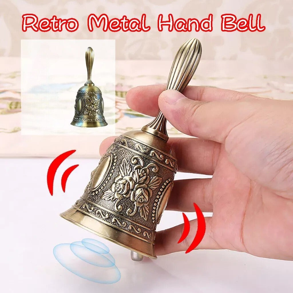 Buddhist Meditation Hand Bell Luck Dinner Prayer Portable Desktop Decoration