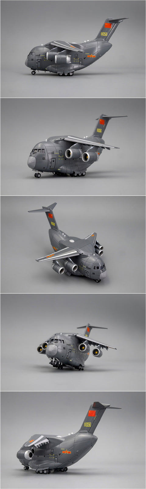 Cute Version Air Force Y-20A Transport 3D Printed static Models