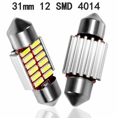 LED Bulb C5W C10W 31mm 36mm 39mm 42mm Super Bright 4014 SMD Canbus Auto Interior