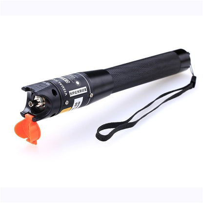 30mw Metal Fiber Optic Cable Tester Red Light Source Visual Fault Locator