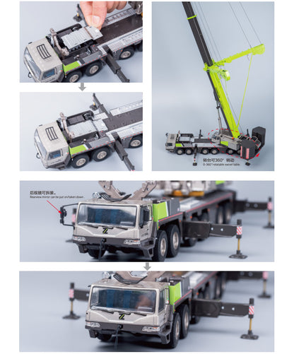 1:50 ZOOMLION ZAT3000V 300T ALL TERRAIN CRANE Construction Machine Diecast Model