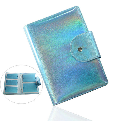 Nail Art Tools PU Leather Stamping Plate Organizer Case 50 Slot Card Storage Bag