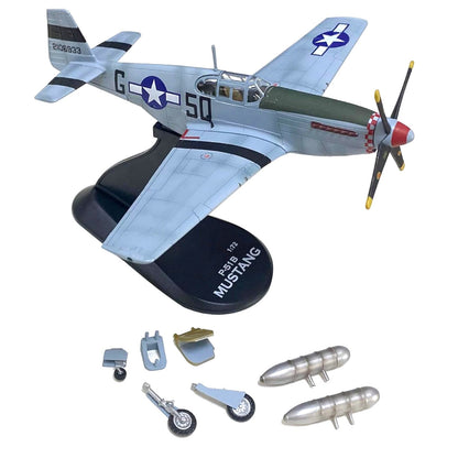 1/72 Scale WWII USAAF P-51B Mustang Fighter 339TH FS 504TH FG Model Plane Decor