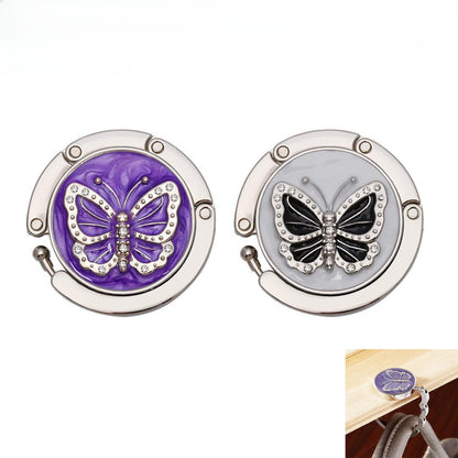 Foldable Table Hanger Hook for Handbags, Portable Travel Alloy Holder Storage