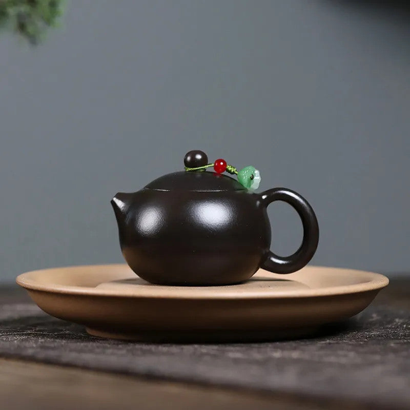 90ml Chinese Yixing Purple Clay Handmade Zisha Tea Pot Xishi Kettle Teaware