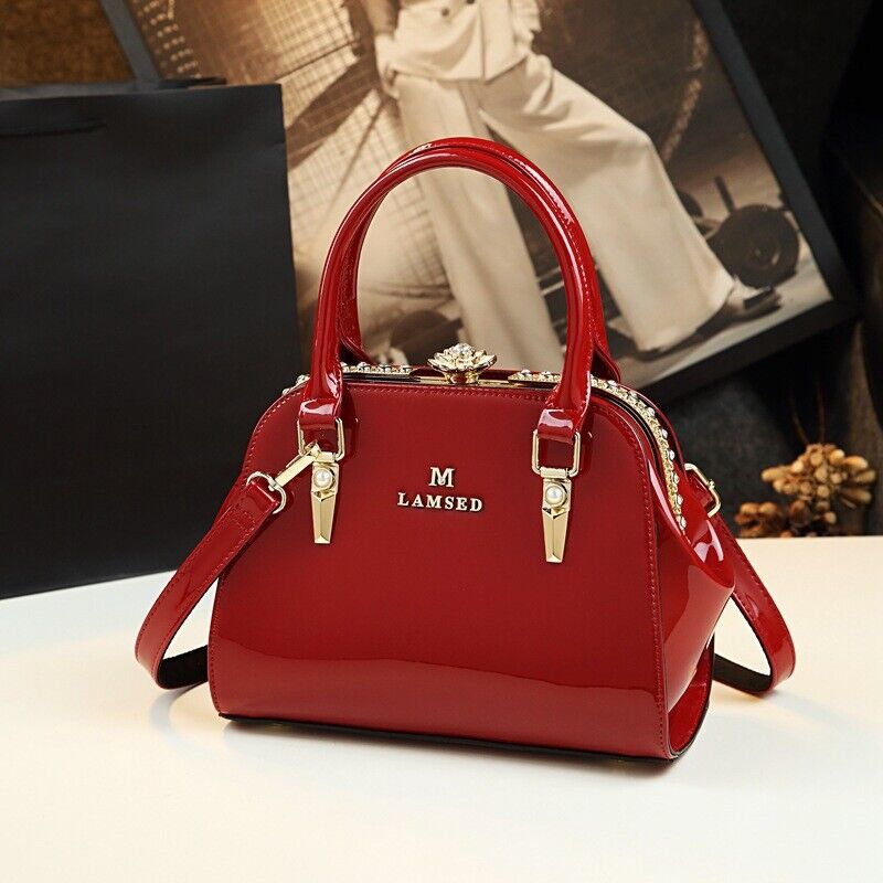 Genuine Leather Lady Bag Middle-aged Mother Bag All-match Handbag Shoulder Messe