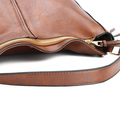35*28*13CM Bag Synthetic Leather Handbags Leisure Shoulder Purse Vintage Large