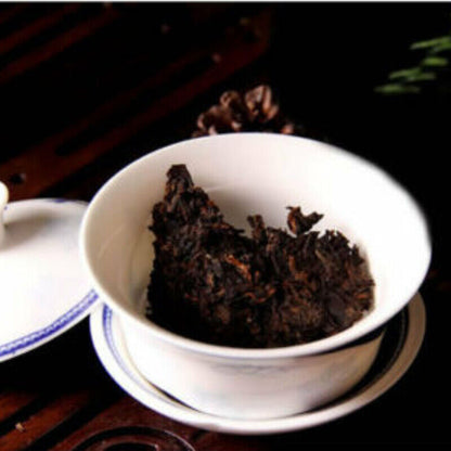 Treasures Puwen Yunya Pu'er 400g Ripe Puer Tea Cake Ecology Ancient Tree Puer