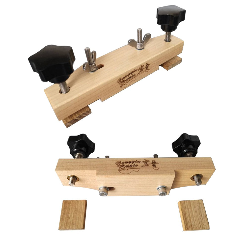 New Practical Maple Stainless Steel Guitar Bridge Clamp Luthier Repair Tools