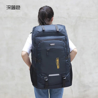 80L 50L Men's Backpack Travel Sports Hiking Backpack School Bag Pack Women