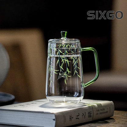 Glass Coffee Mug Kitchen Cup Tea Mug Coffee Milk Pot Office Water Cup