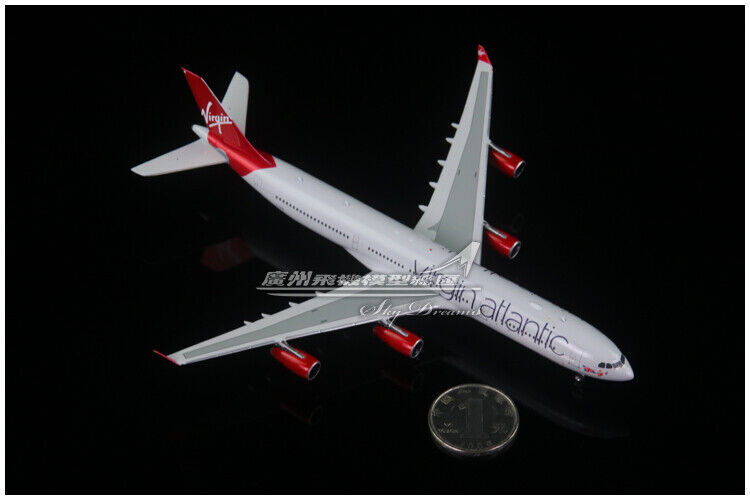 1:400 Phoenix Virgin Atlantic AIRBUS A340-300 Passenger Airplane Diecast Model