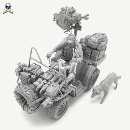 1:35 resin figure model US Navy SEALs Soldiers and Terrain Vehicles (D-set)