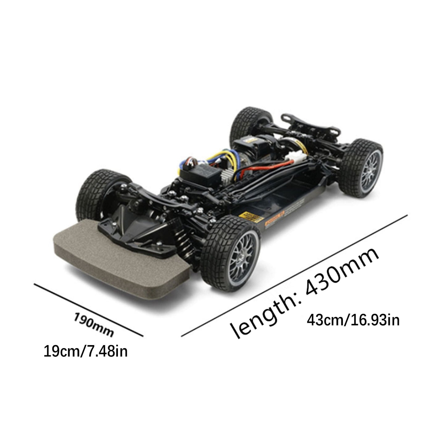 Heat Dissipation Dust Cover Waterproof Case For TAMIYA TT-02 1:10 Model RC Car