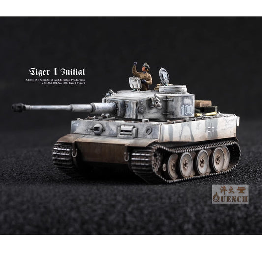 1/72 Quenched German Tiger Tank Ear Tiger Leningrad Finished Model No Solider
