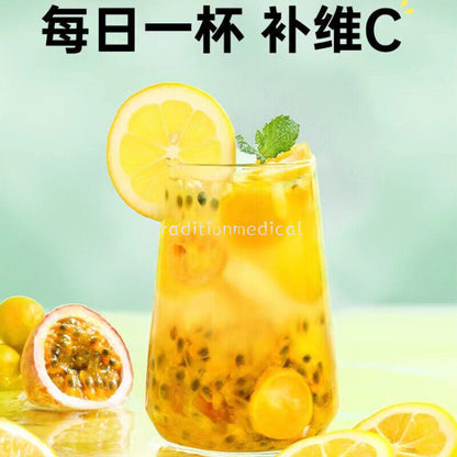 2Box Chinese Dried Fruit Tea Teabags with Kumquat Passion Fruits Lemon Tea Bag