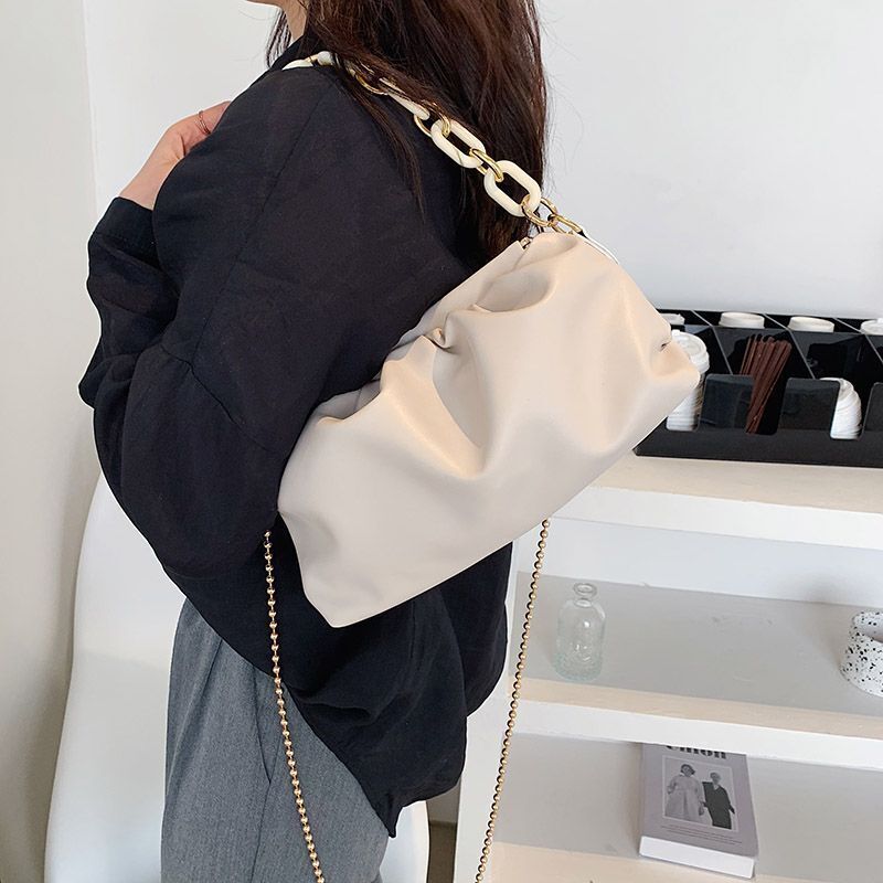 Synthetic Leather Chain Handbags Small Purses Shoulder Messenger Crossbody Bags