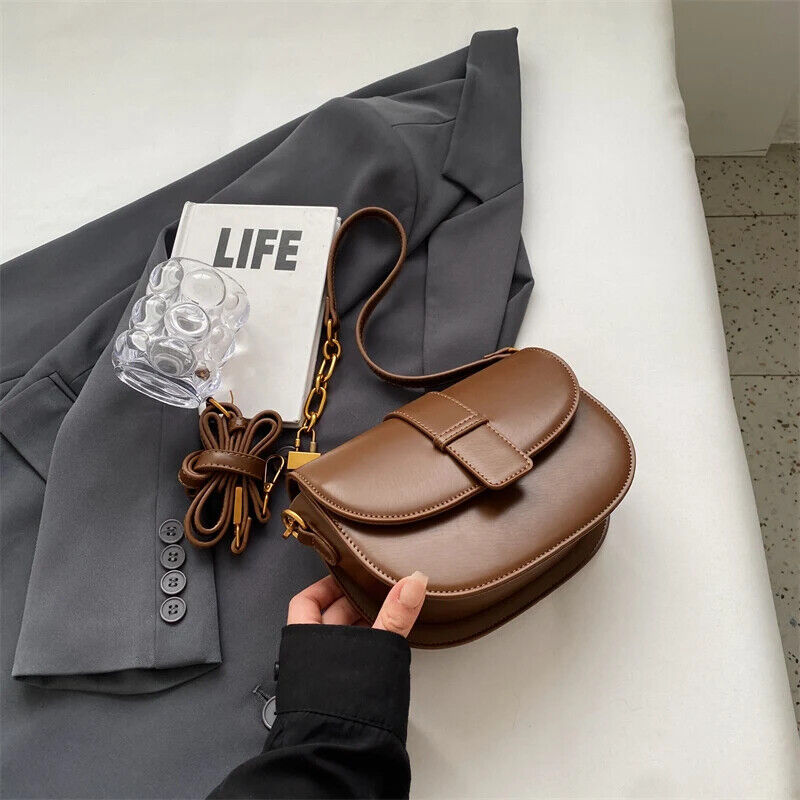 Shoulder Crossbody Bags Women 2023 Winter Women's Saddle bag Handbag