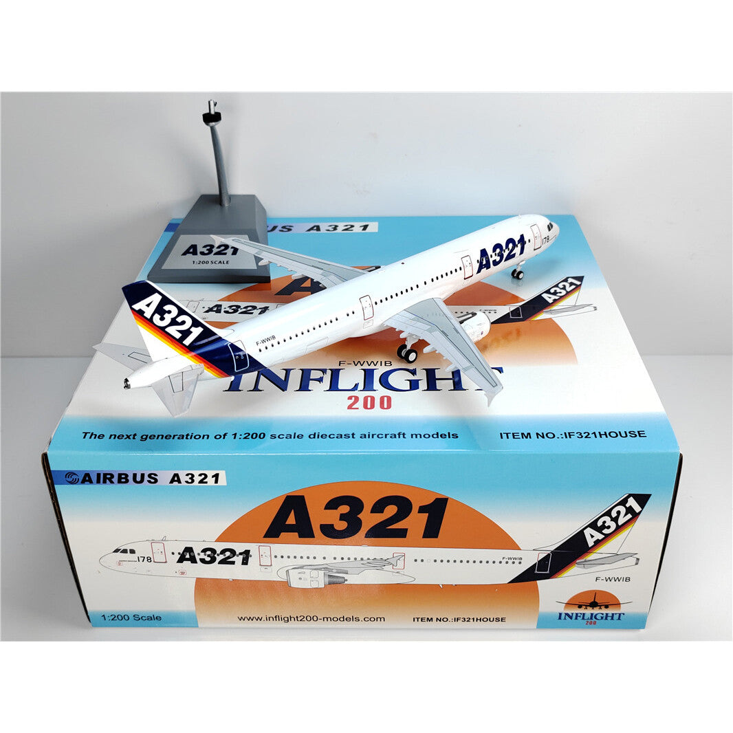 1:200 Inflight Airbus original factory Airbus A321 Diecast Aircraft Model