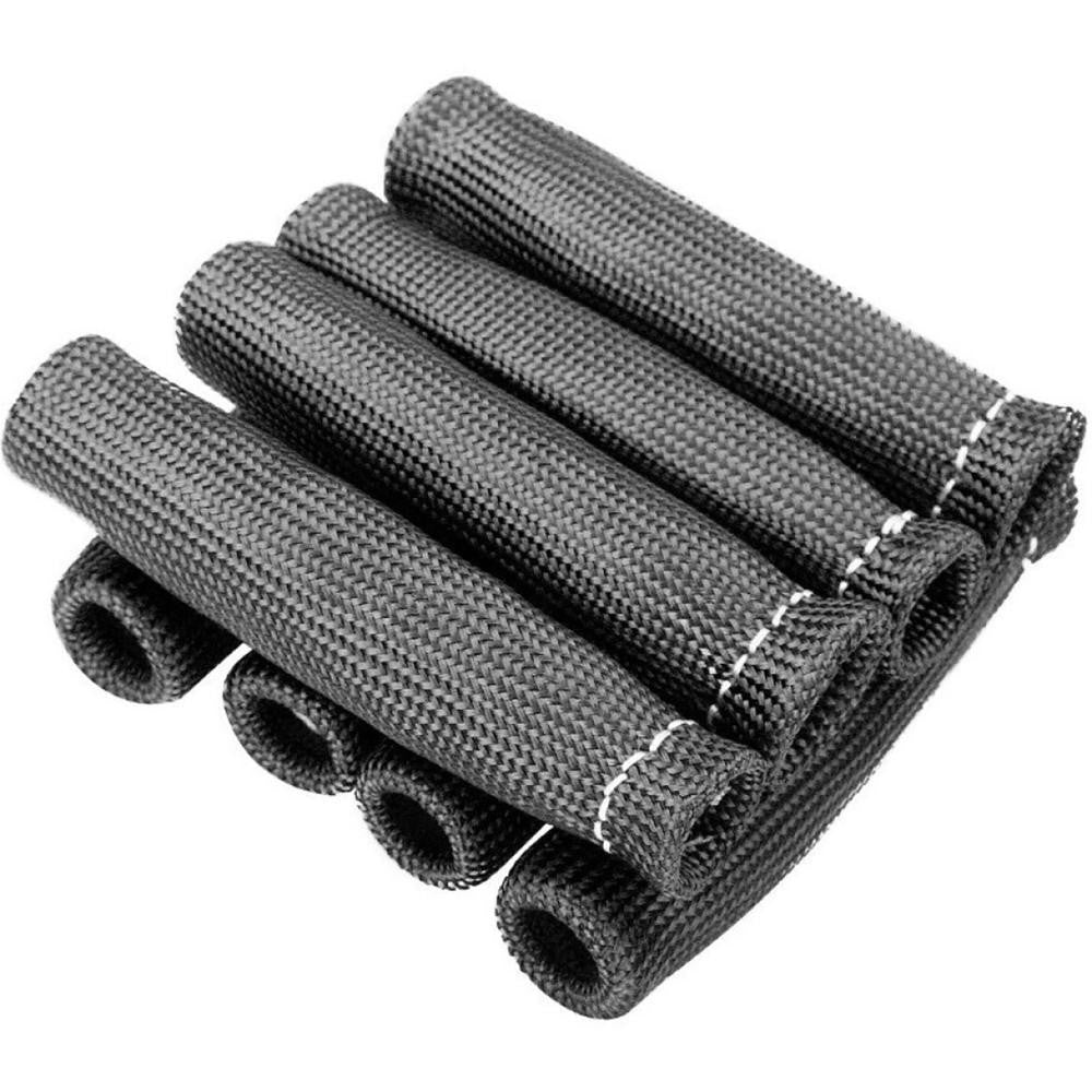 8Pcs Spark Plug Wire Sheath Wire Boots Sleeve Heat Shield Cover For SBC BBC