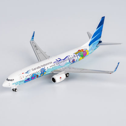 1:400 NGmodels Garuda Indonesia Boeing 737-800 Passenger Airplane Diecast Model
