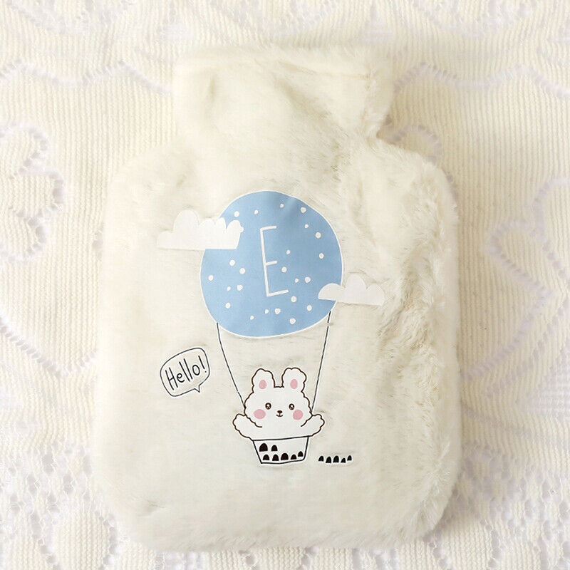 Cartoon Plush Rabbit Bear Hot Water Bottle Water Filling Small Warm Water Bag