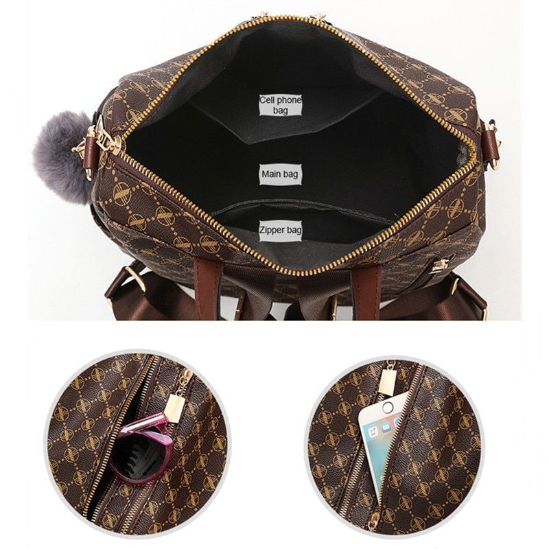 Travel Bag Fashion Rucksack Large School Bags Student Backpacks 32*33*16 CM Gray