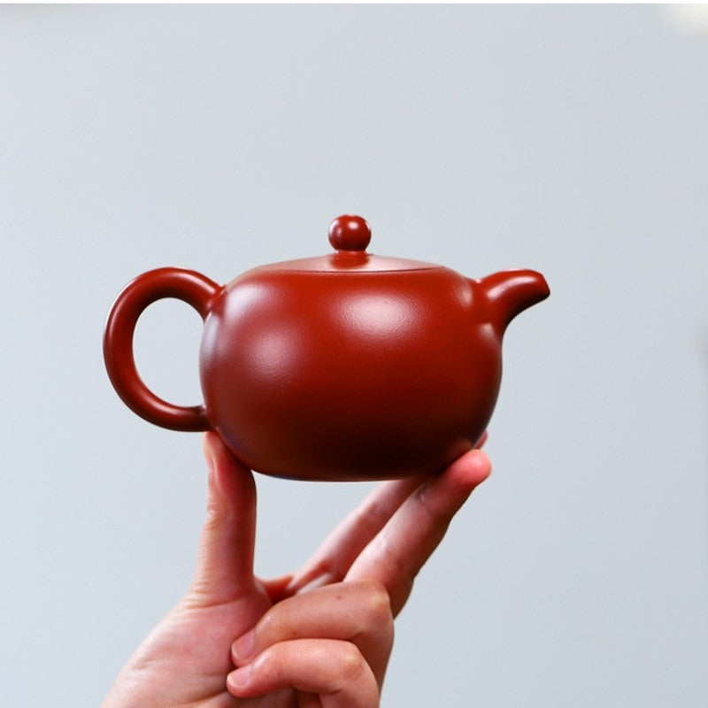 Chinese tea pot marked character carved real yixing zisha clay master pot 280ml