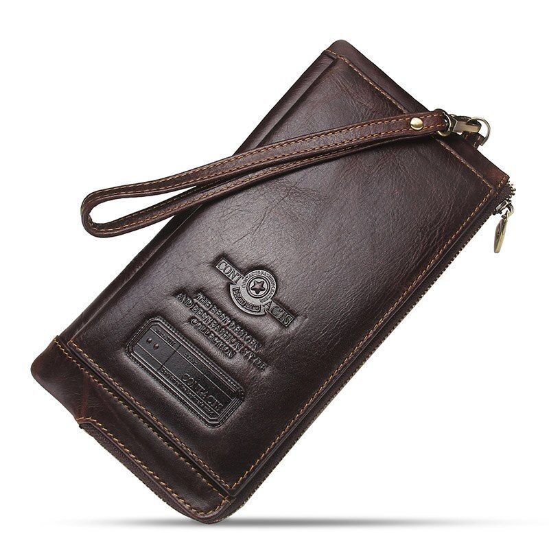 Leather Fashion Long Wallet Women Card Holder Zipper Coin Purse Clutch Bag 1 PC