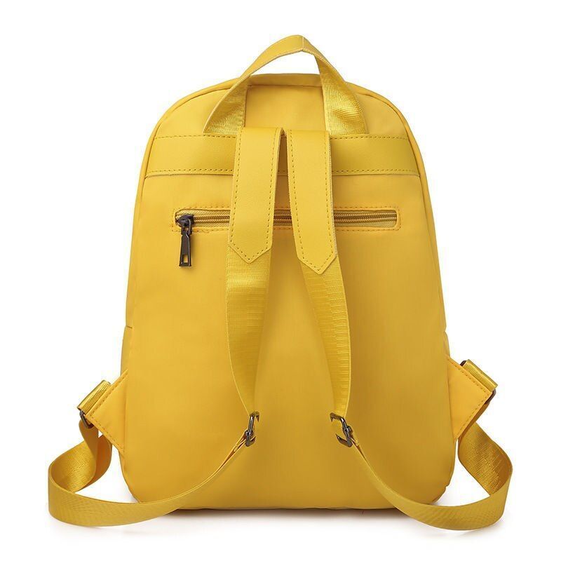 Oxford Backpacks Shoulder Traveling Purse Large School Book Bag Yellow Red Green