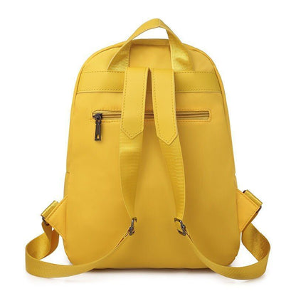 Oxford Backpacks Shoulder Traveling Purse Large School Book Bag Yellow Red Green
