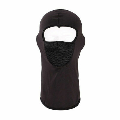 Full Face Cover Balaclava Hat Tactical Winter Cycling Scarf Warm Face Mask Black