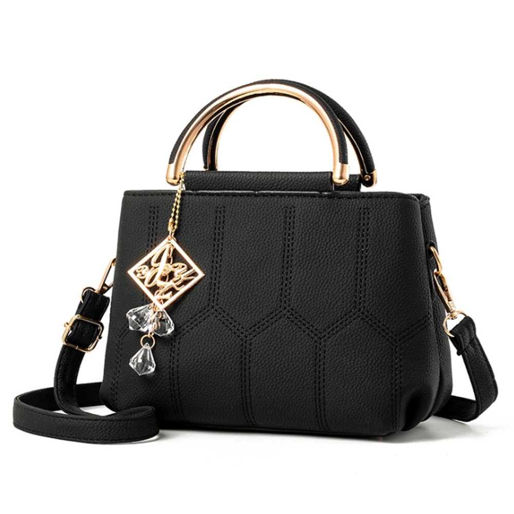 Women's Ladies PU Leather Handbag Satchel Crossbody Tote Shoulder Messenger Bags