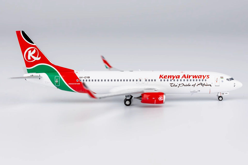1:400 NG Model Kenya Airways BOEING 737-800 Passenger Aircraft Diecast Model