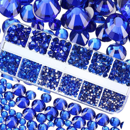 Nail Charms 30Pcs Boxed Luxury Shiny Planet Alloy 3D Art Rhinestones Bling Decor