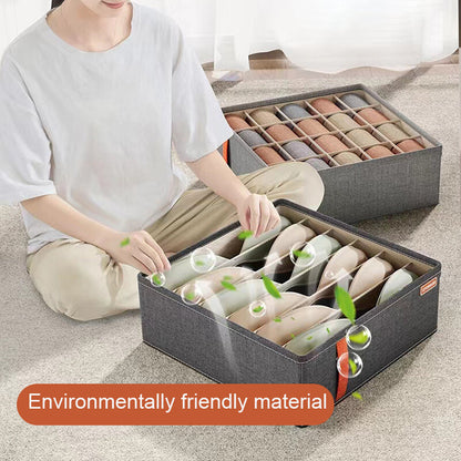 Drawer Organiser Wardrobe Neat Tidy Storage Box for Bra Underwear Socks Storage