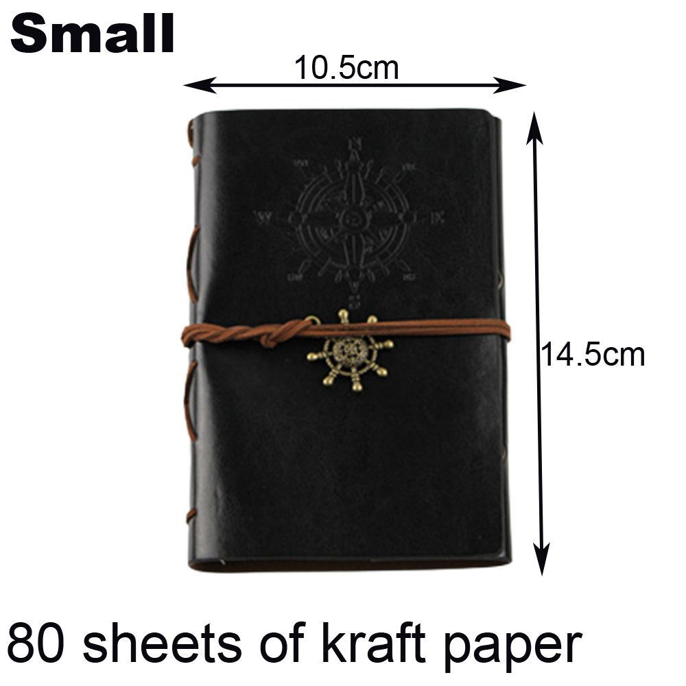 Photo Album 30 Sheet Vintage Leather Scrapbooking Book Refillable Page 21.5x17cm