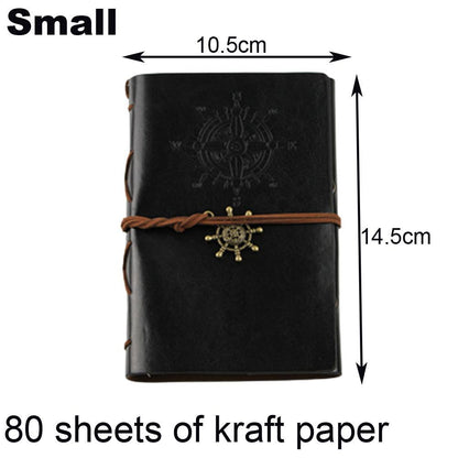 Photo Album 30 Sheet Vintage Leather Scrapbooking Book Refillable Page 21.5x17cm