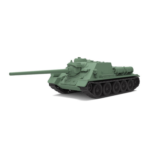 SSMODEL SS144753 1/144 Military Model Kit Soviet SU-100 Tank Destroyer