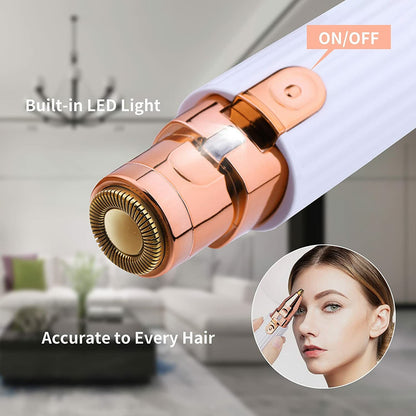 2 In 1 Hair Removal Electric Shaver Ladies Epilator Cordless for Body Facial AU