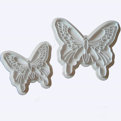 2 pcs/lot Butterfly Shape Cake Mold 2 Sizes Plastic Fondant DIY cake decorating