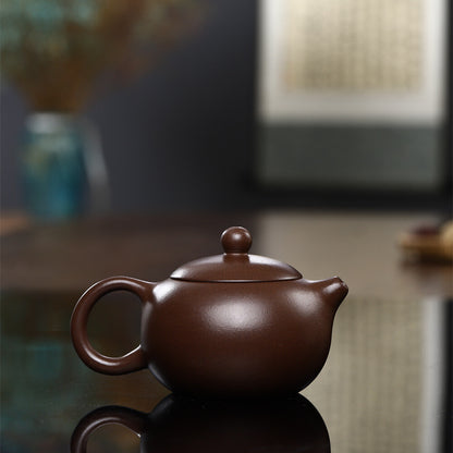 Sold At A Loss True Yixing Zisha Purple Clay Tea Pot Marked 6.8oz Xishi Pot New