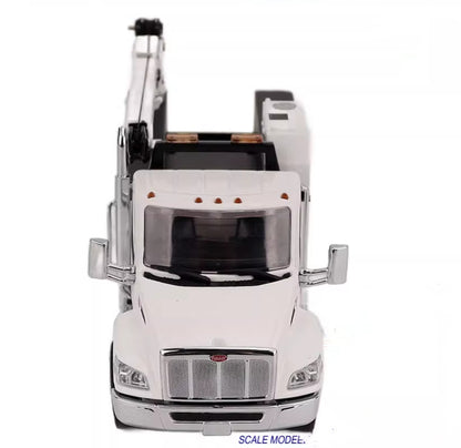1:50 DM Peterbilt536 Auto-Crane HC14-Crane Work Truck Miller EnPak Diecast Model
